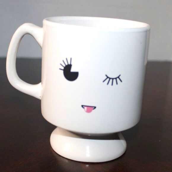 Global Design Connections Winking Pedestal Mug - Picture 2 of 6